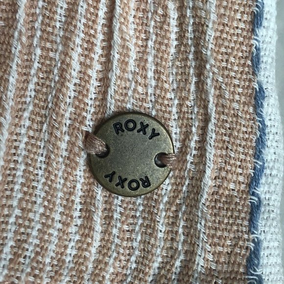 Roxy Pretty Lovers Off The Shoulder Midi Dress L - Picture 5 of 11